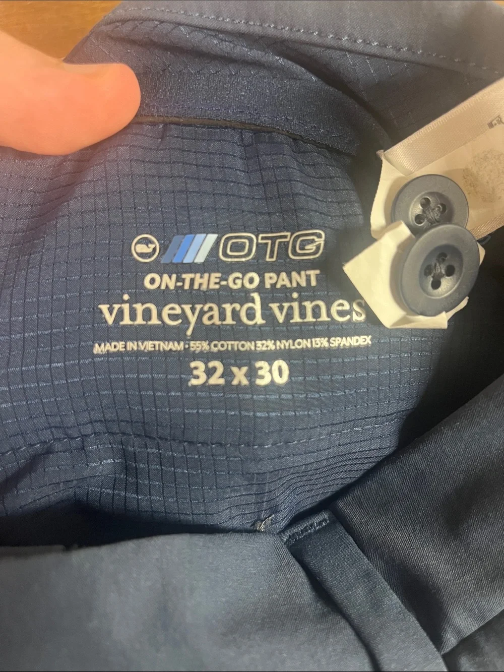 Vineyard Vines Navy blue On-The-Go Golf Performance Pants- Size 32 x 30